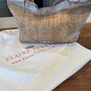 Elaine Turner Cork Shoulder Bag